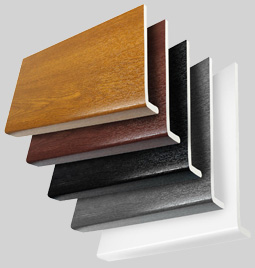 Coloured plastic fascias